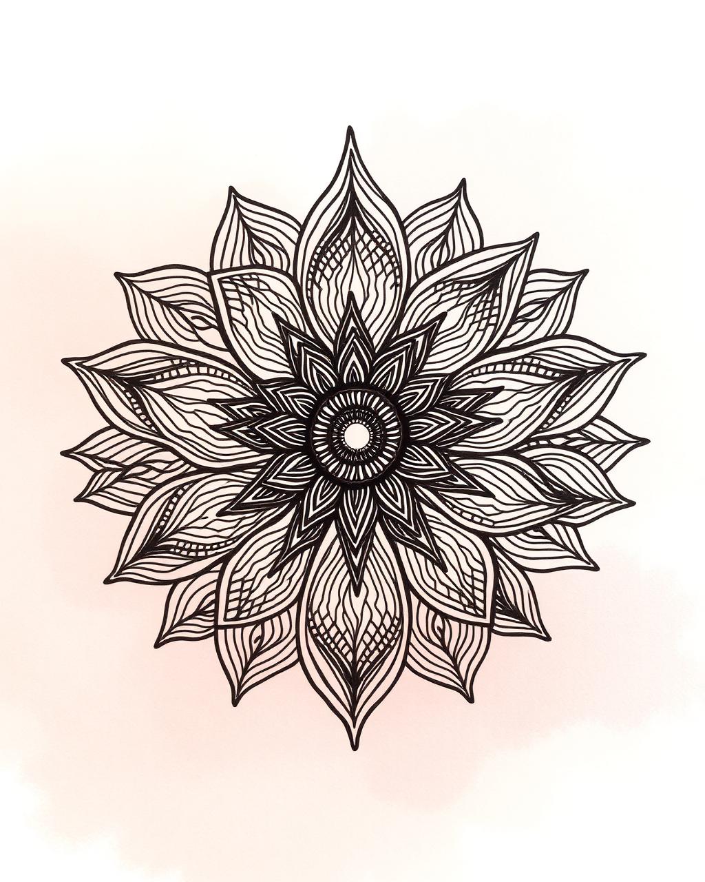 Mandala henna